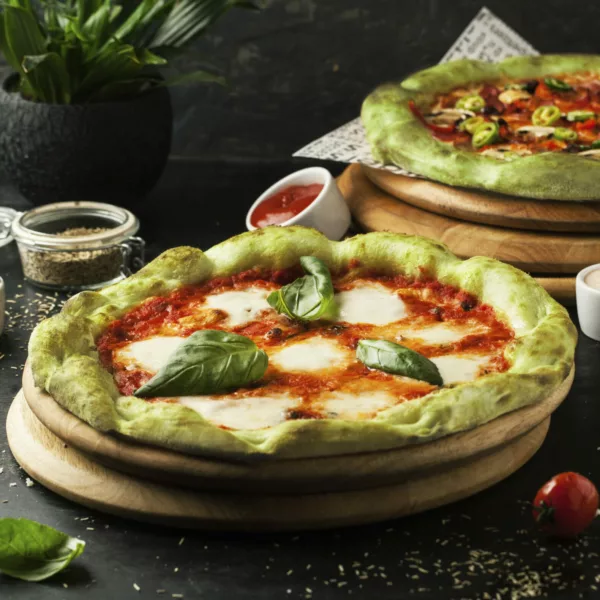 Discover our spinach pizza dough